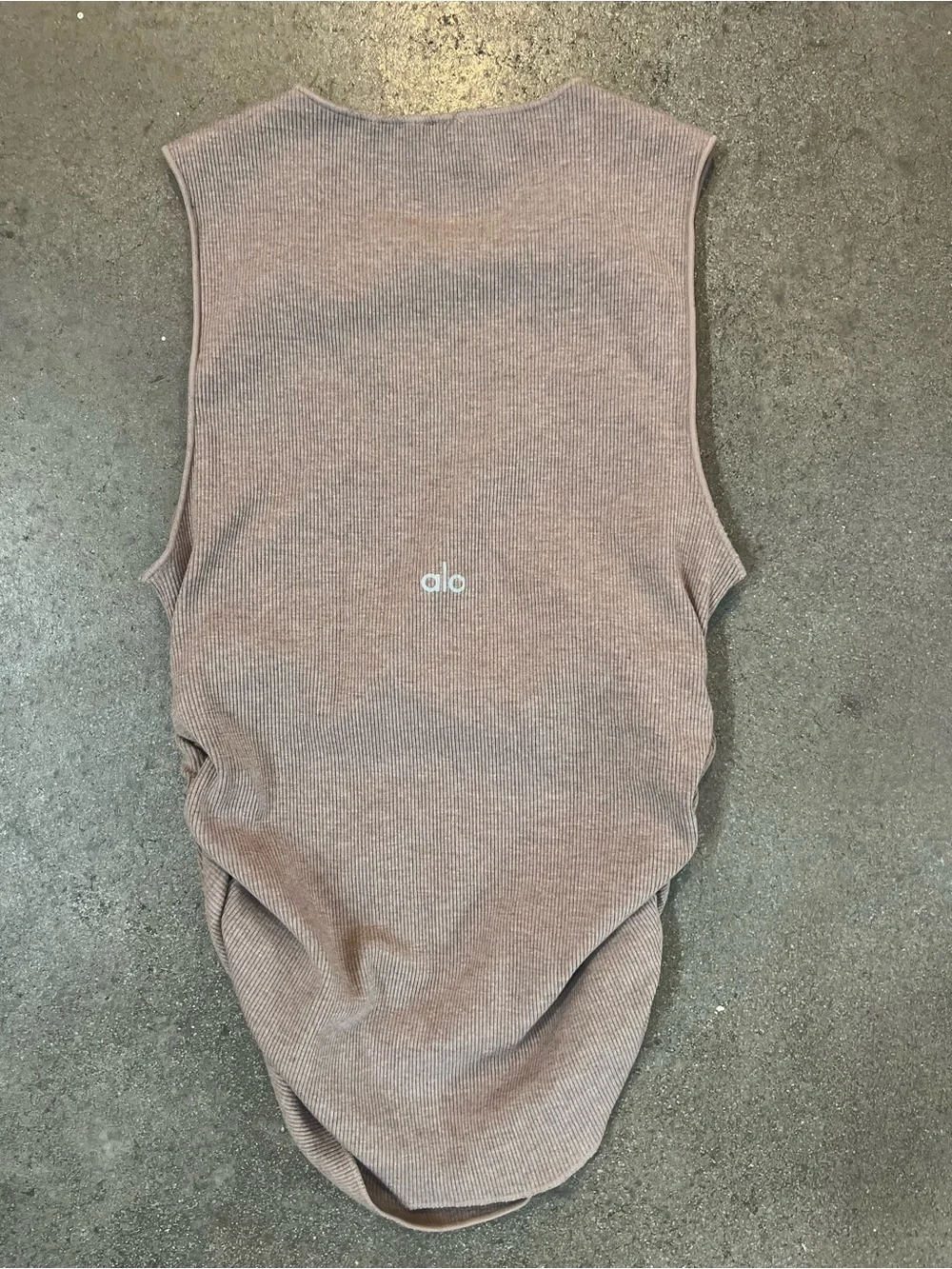 NWOT ALO & Lululemon Sleeveless Ruched Tank Top in Mauve | Women